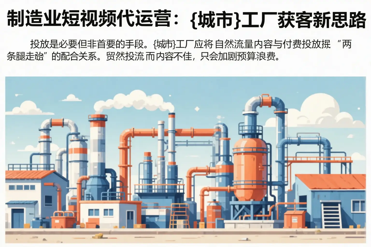 制造业短视频代运营:平乐工厂获客新思路